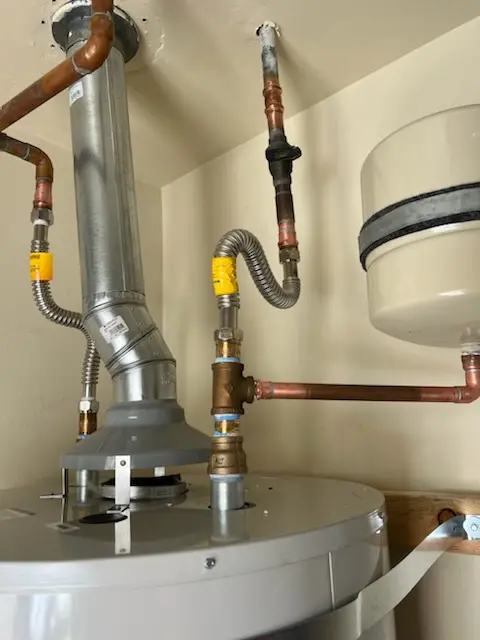 Water heater installation and plumbing repair in Morrow